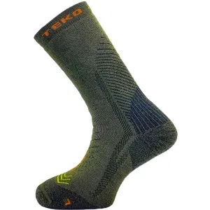 TEKO ECO HIKE EXPOLRER 3.0 Outdoorové ponožky, tmavo zelená, veľkosť