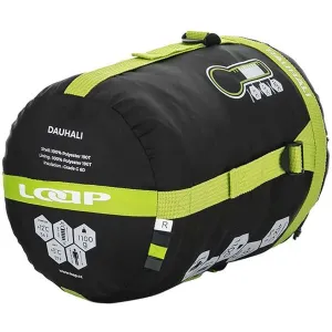 LOAP DAUHALI Spací vak, čierna, veľkosť 220 cm - ľavy zips