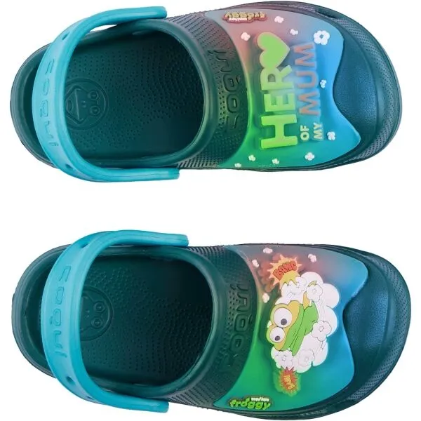 Coqui MAXI - HERO Detské sandále, tmavo zelená, veľkosť