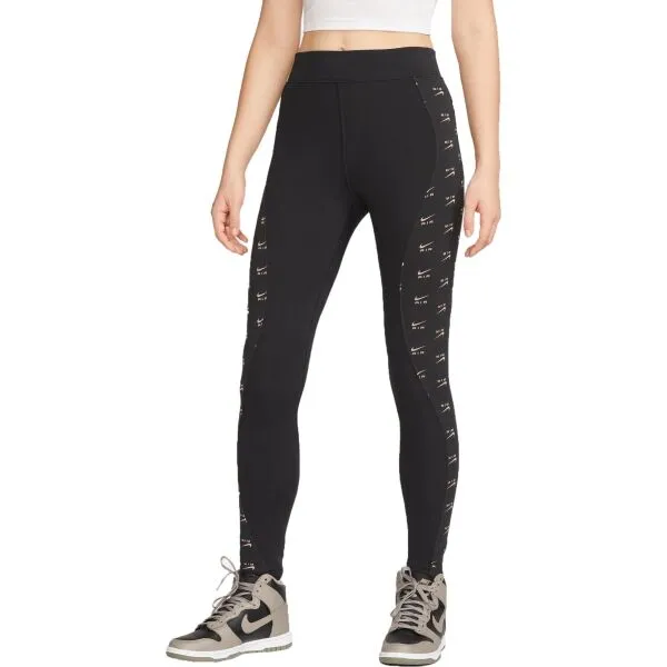 Nike NSW AIR HR TGHT Dámske legíny, čierna, veľkosť