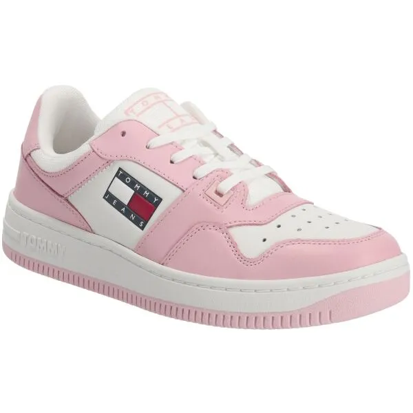 Tommy Hilfiger TOMMY JEANS RETRO BASKET WMN Dámske nízke tenisky, ružová, veľkosť