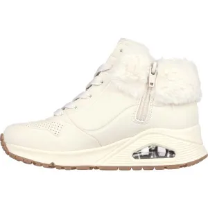 Skechers UNO RUGGED Dievčenská zateplená obuv, béžová, veľkosť