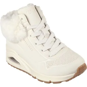 Skechers UNO RUGGED Dievčenská zateplená obuv, béžová, veľkosť