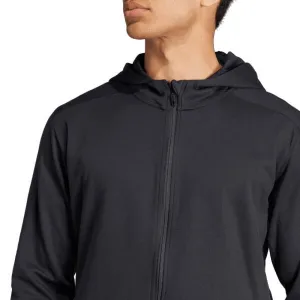 adidas YOGA BASE FZ HD Pánska športová mikina, čierna, veľkosť