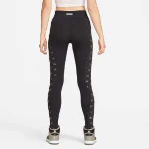 Nike NSW AIR HR TGHT Dámske legíny, čierna, veľkosť