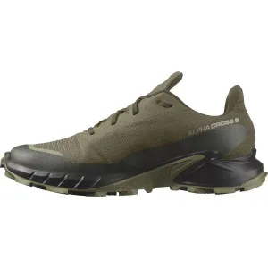 Salomon ALPHACROSS 5 GTX Pánska trailová obuv, tmavo zelená, veľkosť 44
