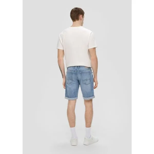s.Oliver Q/S DENIM TROUSERS Pánske džínsové šortky, svetlomodrá, veľkosť