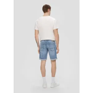 s.Oliver Q/S DENIM TROUSERS Pánske džínsové šortky, svetlomodrá, veľkosť