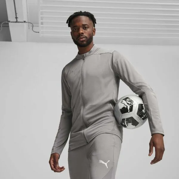 Puma TEAMFINAL TRAINING JACKET Pánska športová mikina, sivá, veľkosť