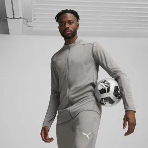 Puma TEAMFINAL TRAINING JACKET Pánska športová mikina, sivá, veľkosť