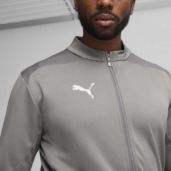 Puma TEAMFINAL TRAINING JACKET Pánska športová mikina, sivá, veľkosť