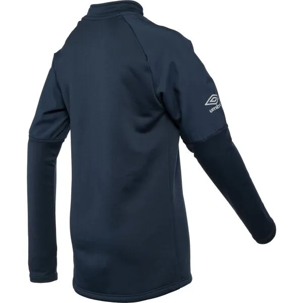 Umbro FW TRAINING HALF ZIP TOP - JNR Detské športové tričko, tmavo modrá, veľkosť