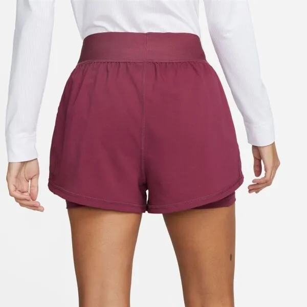 Nike NKCT DF ADVTG SHORT Dámske šortky, vínová, veľkosť