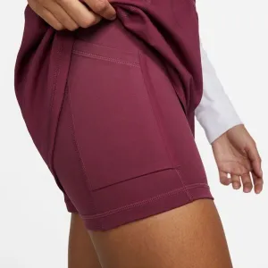 Nike NKCT DF ADVTG SHORT Dámske šortky, vínová, veľkosť