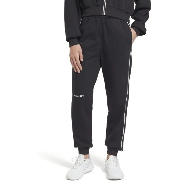 Reebok RIE FT JOGGER BLK Dámske tepláky, čierna, veľkosť