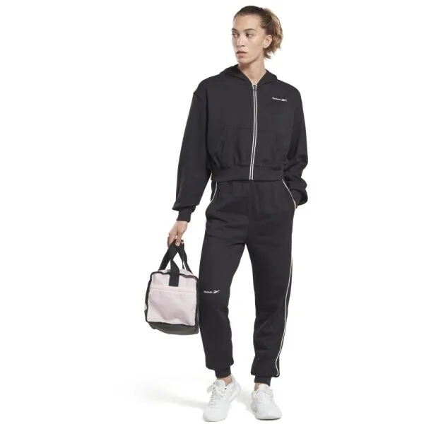 Reebok RIE FT JOGGER BLK Dámske tepláky, čierna, veľkosť