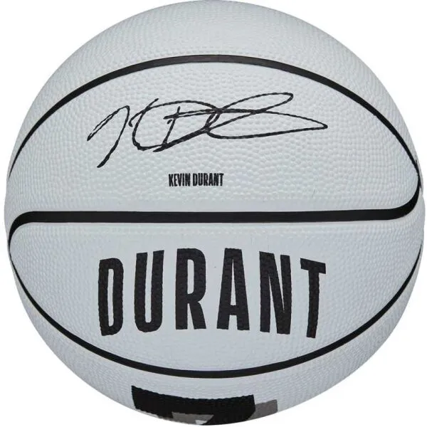 Wilson NBA PLAYER ICON MINI BSKT DURANT 3 Mini basketbalová lopta, biela, veľkosť