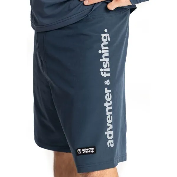 ADVENTER & FISHING UV SHORTS Pánske rybárske kraťasy, tmavo modrá, veľkosť