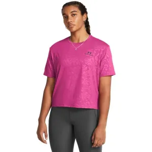 Under Armour VANISH ENERGY EMBOSS Dámske tričko, ružová, veľkosť S