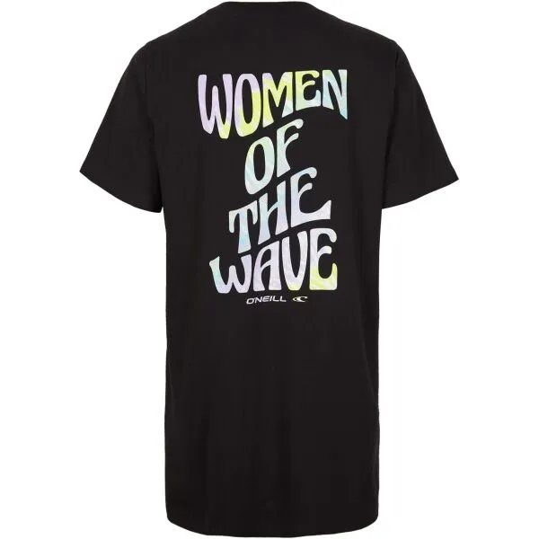 O'Neill WOW T-SHIRT DRESS Dámske tričkové šaty, čierna, veľkosť