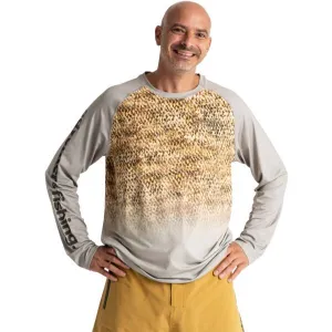 ADVENTER & FISHING UV T-SHIRT Pánske funkčné UV tričko, sivá, veľkosť