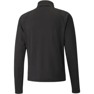Puma INDIVIDUALLIGA WARM 1 4 ZIP TOP Pánska mikina, čierna, veľkosť