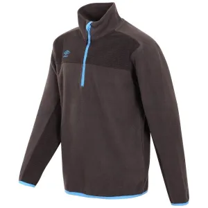 Umbro MACE Detská flísová mikina, tmavo sivá, veľkosť 152-158