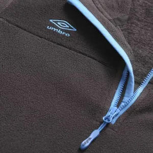 Umbro MACE Detská flísová mikina, tmavo sivá, veľkosť 152-158