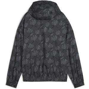 Puma BLOSSOM AOP WINDBREAKER Dámska bunda, čierna, veľkosť