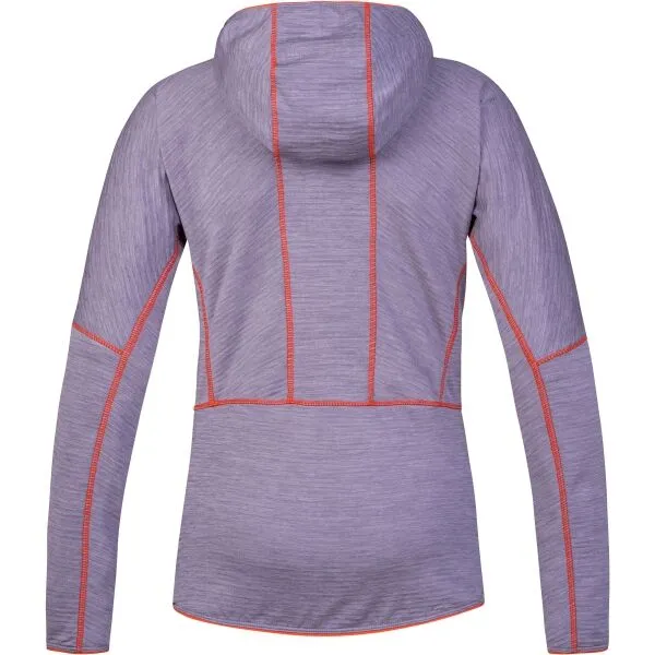 Hannah MEDA HOODY Dámska funkčná mikina, fialová, veľkosť