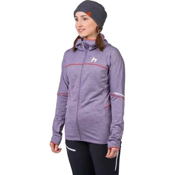 Hannah MEDA HOODY Dámska funkčná mikina, fialová, veľkosť