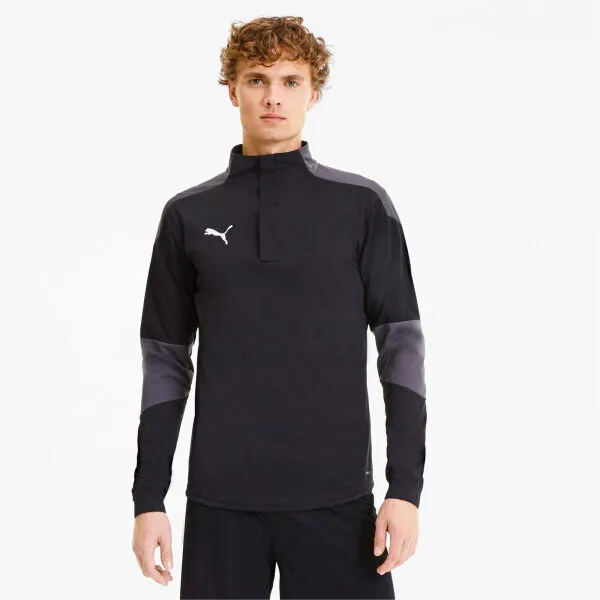 Puma TEAMFINAL 21 TRAINING RAIN TOP Pánska futbalová bunda, čierna, veľkosť