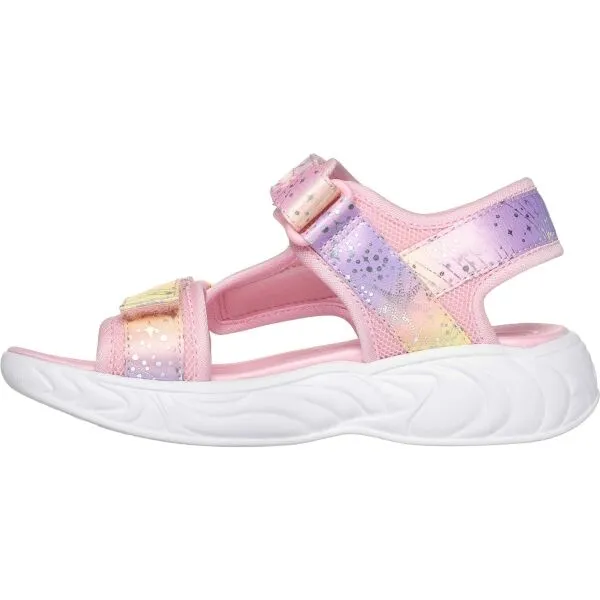 Skechers UNICORN DREAMS - MAJESTIC BLISS Dievčenské sandále, ružová, veľkosť
