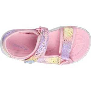 Skechers UNICORN DREAMS - MAJESTIC BLISS Dievčenské sandále, ružová, veľkosť