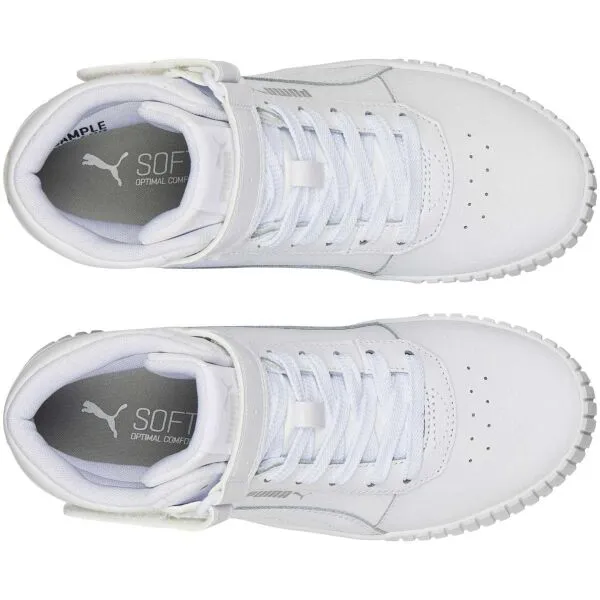 Puma CARINA 2.0 MID Detské tenisky, biela, veľkosť 38.5