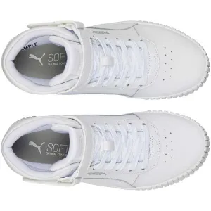 Puma CARINA 2.0 MID Detské tenisky, biela, veľkosť 38.5