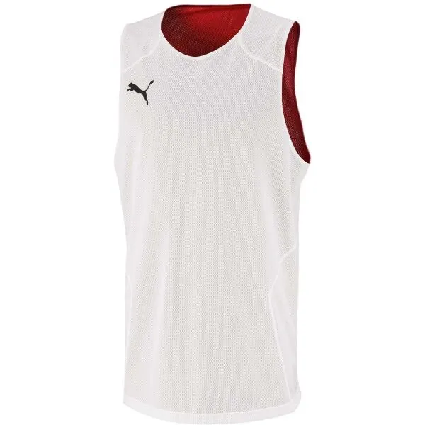 Puma DACH PRACTISE JERSEY Obojstranný pánsky dres, červená, veľkosť