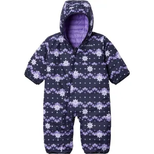 Columbia POWDER LITE REVERSIBLE BUNTING Detská zimná kombinéza, tmavo modrá, veľkosť 12-18M