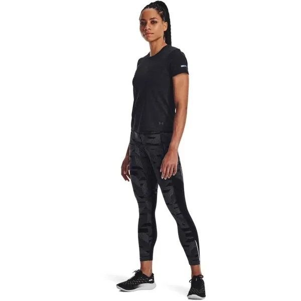 Bežecké tričko dámske Under Armour Seamless Stride SS - black/black/reflective