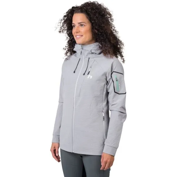 Hannah ARINA HOODY Dámska bunda, sivá, veľkosť