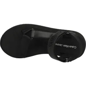 Calvin Klein SANDAL VELCRO WEBBING Dámske sandále, čierna, veľkosť