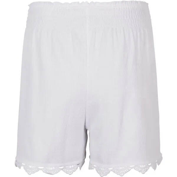 O'Neill SMOCKED SHORTS Dámske šortky, biela, veľkosť