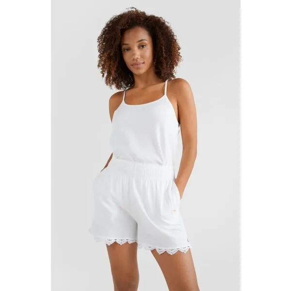 O'Neill SMOCKED SHORTS Dámske šortky, biela, veľkosť