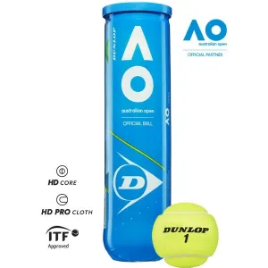 Dunlop AUSTRALIAN OPEN Tenisové loptičky, žltá, veľkosť