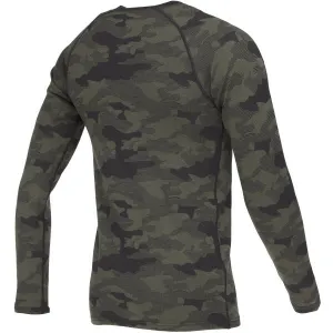 Bula CAMO MERINO WOOL CREW Pánske tričko, khaki, veľkosť