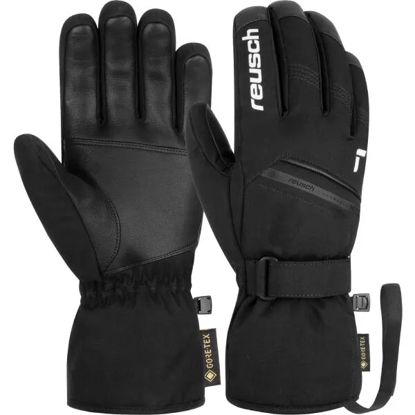 Reusch MORRIS GORE-TEX Pánske lyžiarske rukavice, čierna, veľkosť