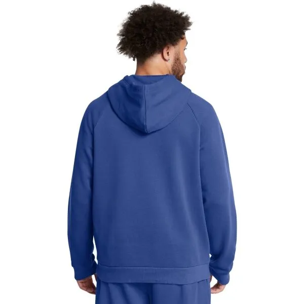 Under Armour RIVAL SLICED N DICED Pánska mikina, modrá, veľkosť