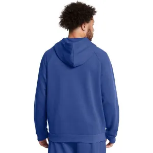 Under Armour RIVAL SLICED N DICED Pánska mikina, modrá, veľkosť