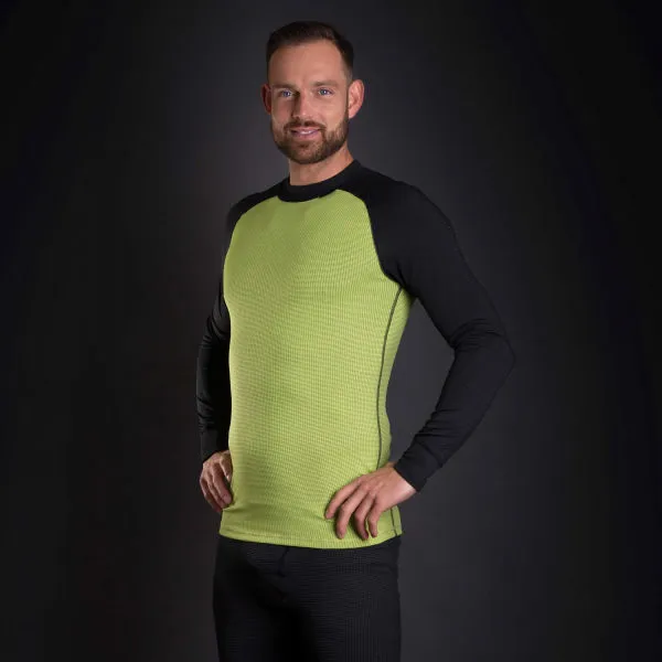 PROGRESS MICROSENSE LS-M Pánske funkčné tričko, zelená, veľkosť