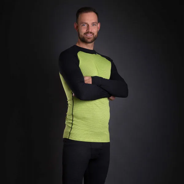 PROGRESS MICROSENSE LS-M Pánske funkčné tričko, zelená, veľkosť